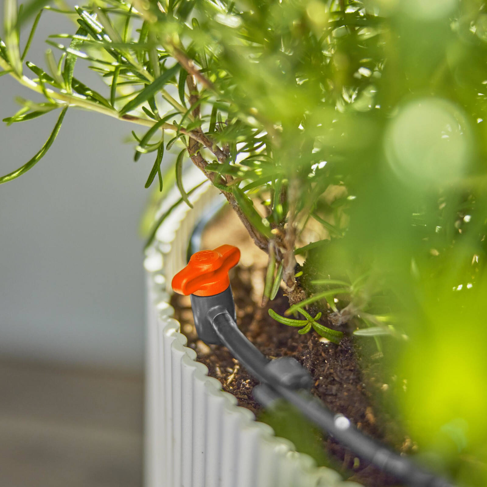 GARDENA Micro Irrigation Balcony Set for 15 Plants Black High-Impact Plastic