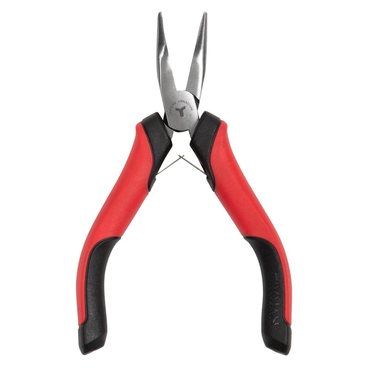 Trojan Mini Bent Nose Plier - 125mm - Red and Black - Chrome Vanadium - SuperSaverAU - view 2