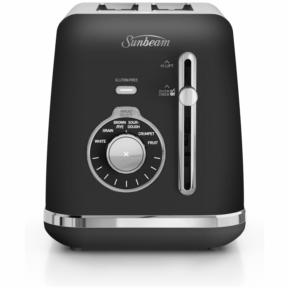 Sunbeam Alinea Select 2 Slice Toaster - Black, 9 Browning Settings, 6 Bread Types, QuickCheck - TA2820K