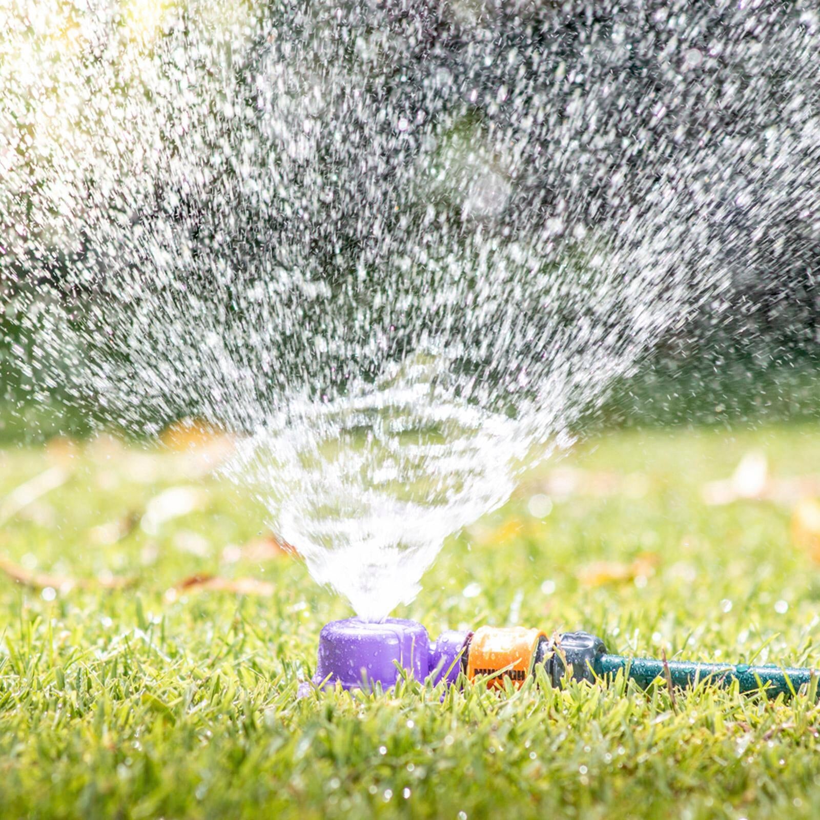 Holman 12mm Purple Dome Hose Sprinkler, Metal Reclaimed Water Lawn Sprinkler