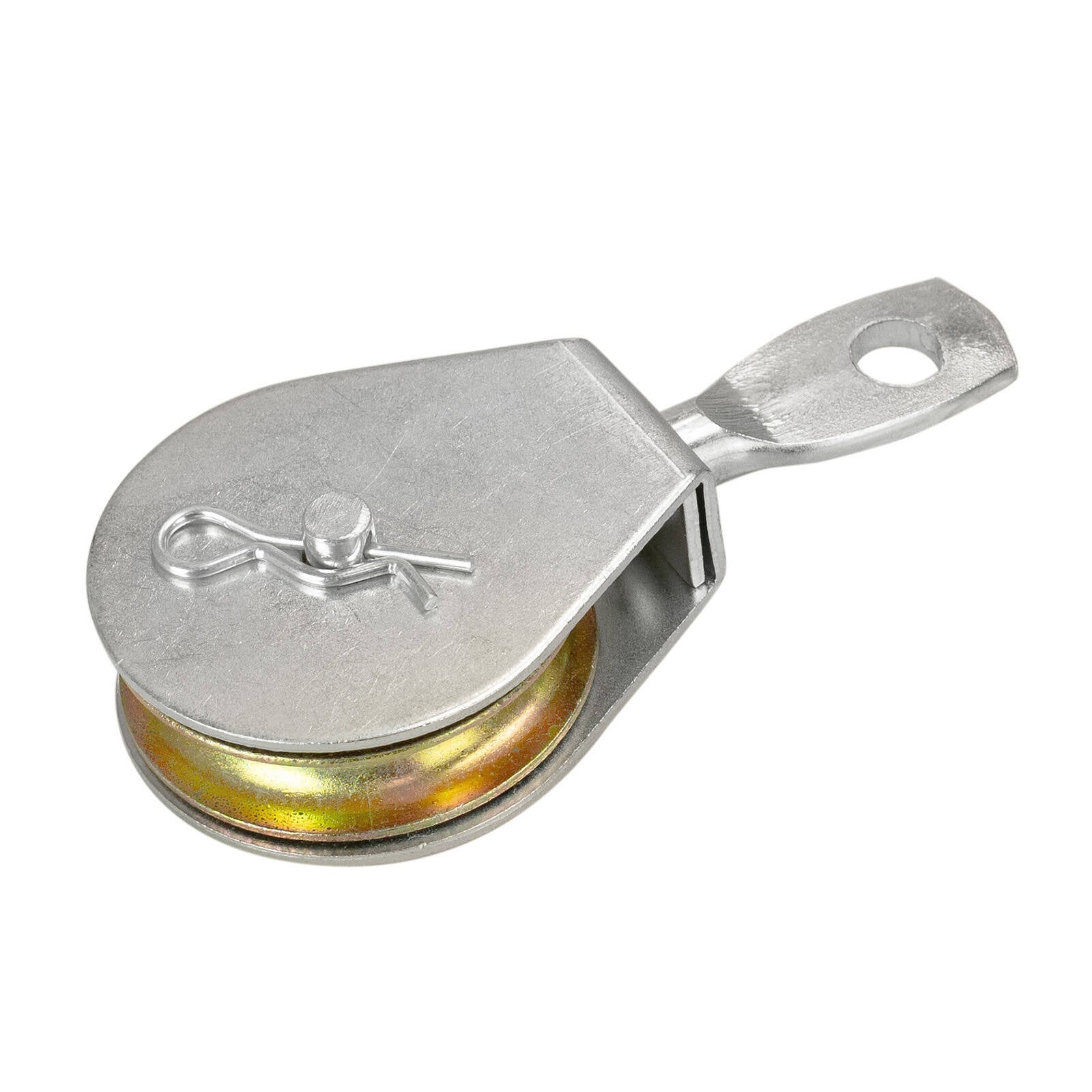 Pinnacle 50mm Zinc Plated Steel Fixed Pulley Swivel 200kg