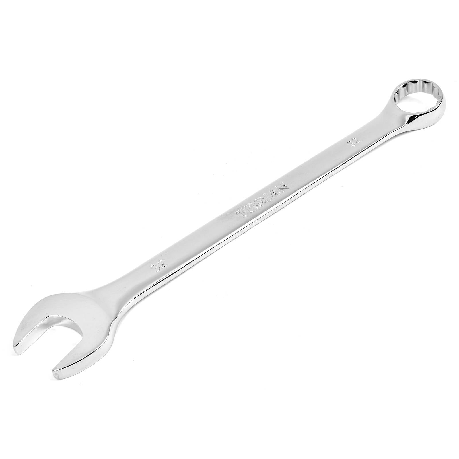 Trojan 32mm Combination Spanner Chrome Vanadium 12 Point Ring & Open End