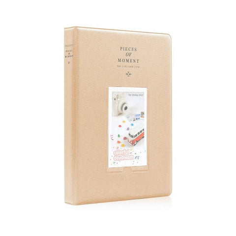128 Pocket Photo Album for Polaroid and Fujifilm Photos - Beige