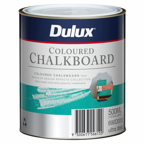 Dulux Design Coloured Chalkboard 500ml Water Based Fun Paint - SuperSaverAU - view 1