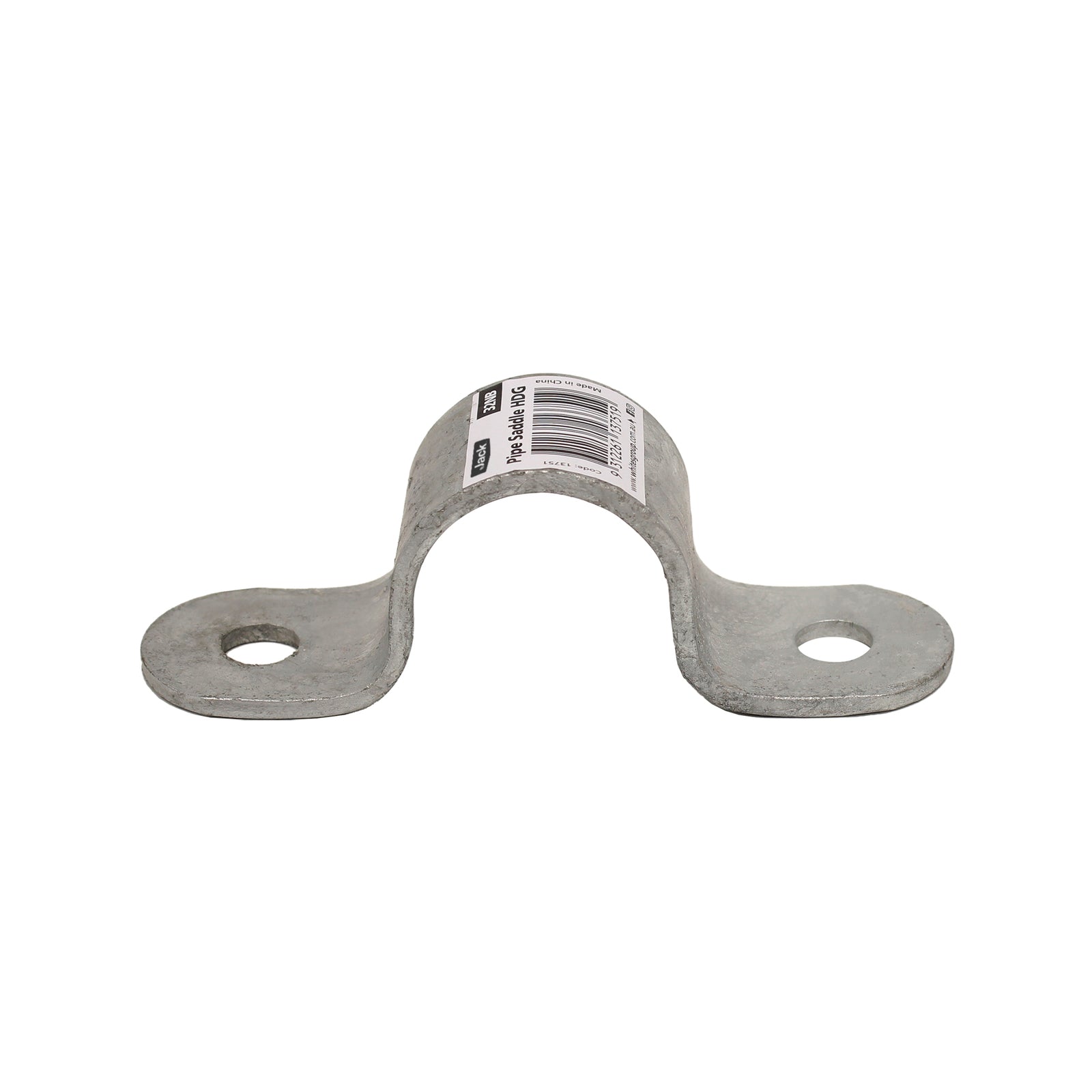 Jack 32NB Hot Dipped Galvanised Steel Pipe Saddle Clamp Bracket