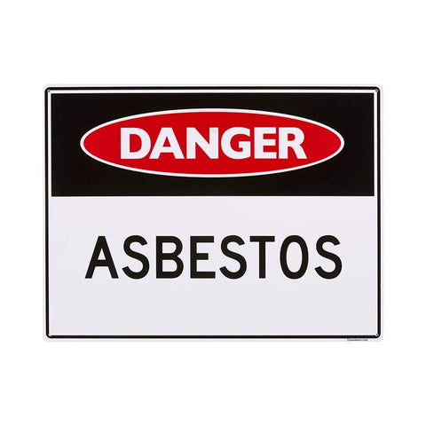 Sandleford Asbestos Sign - 450 x 600mm - Polypropylene - UV Resistant - SuperSaverAU - view 1