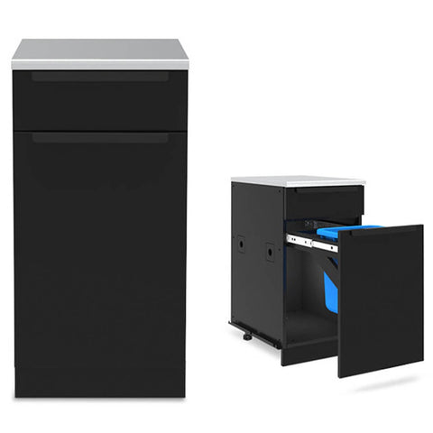 Broil King Baron Waste Organiser Cabinet in Black - Baron Range Cabinet for Organising Waste - 891810