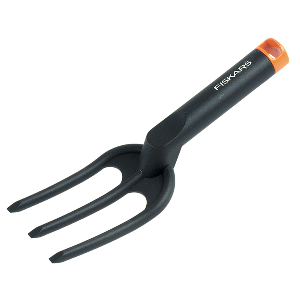 Fiskars Nyglass Weed Garden Fork, 3 Tines, 115mm Tines, 140mm Handle, Lightweight