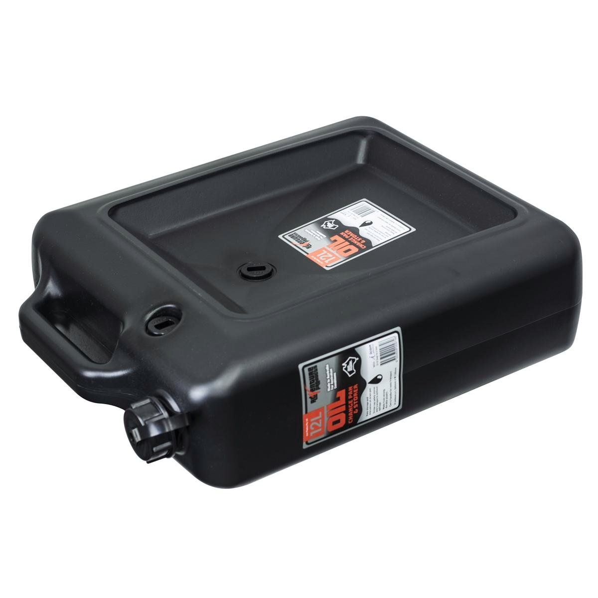 Adventure 12L Oil Change Pan and Storer - Black - 12L Capacity - SuperSaverAU - view 1