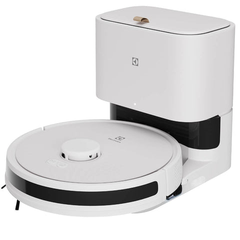 Electrolux Ultimate Home 300 Robot Vacuum and Mop - 4000Pa Suction, LiDAR Mapping, Shell White - EFR71222DS