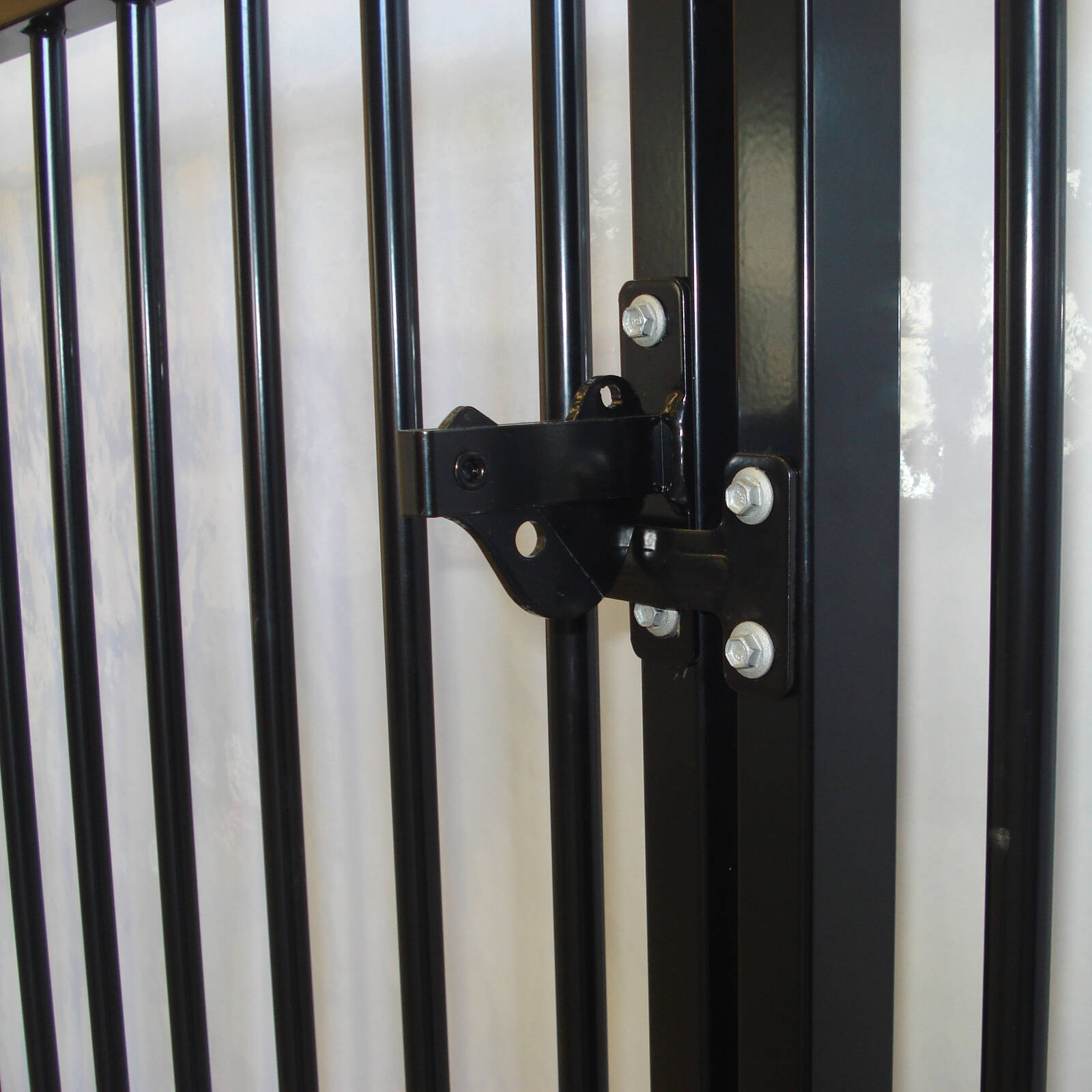ProtectorAl Black D-Latch and Striker Pack, Steel