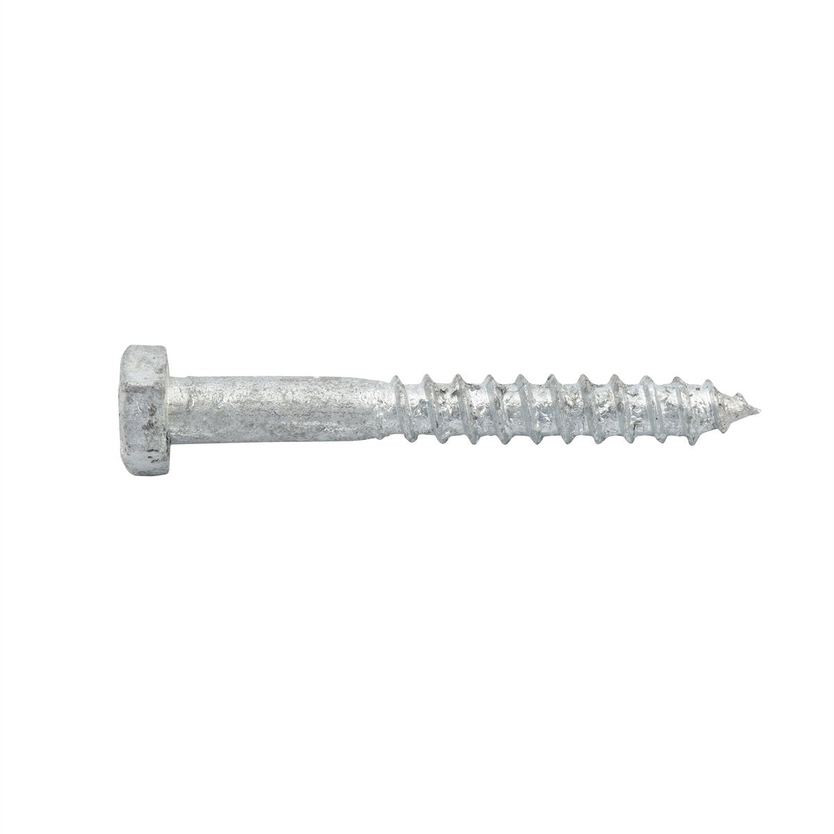 Zenith Hex Head Coach Screws M6 x 50mm Hot Dip Galvanised 25 Pack - SuperSaverAU - view 2