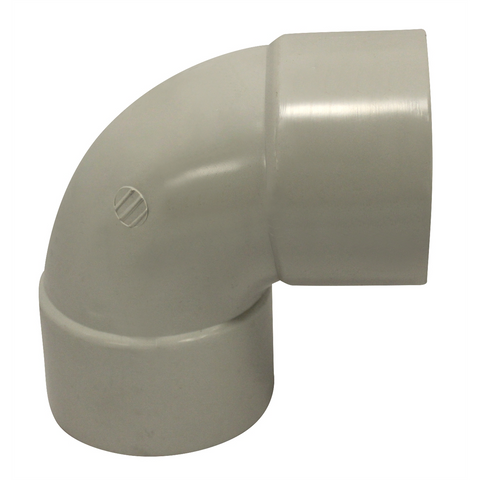 Holman 80mm 85° Female to Female PVC Plain Bend, Glued Underground Rated