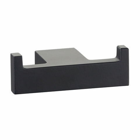 Mondella Rumba Matte Black Metal Double Robe Hook