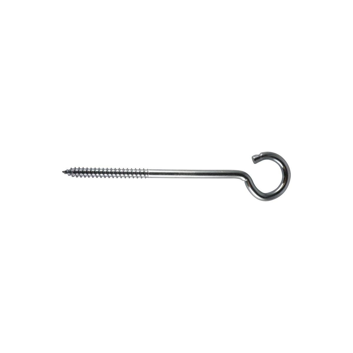 Everhang 7.6 x 203mm Zinc Plated Steel Lag Screw, 15kg Load - 1 Pack
