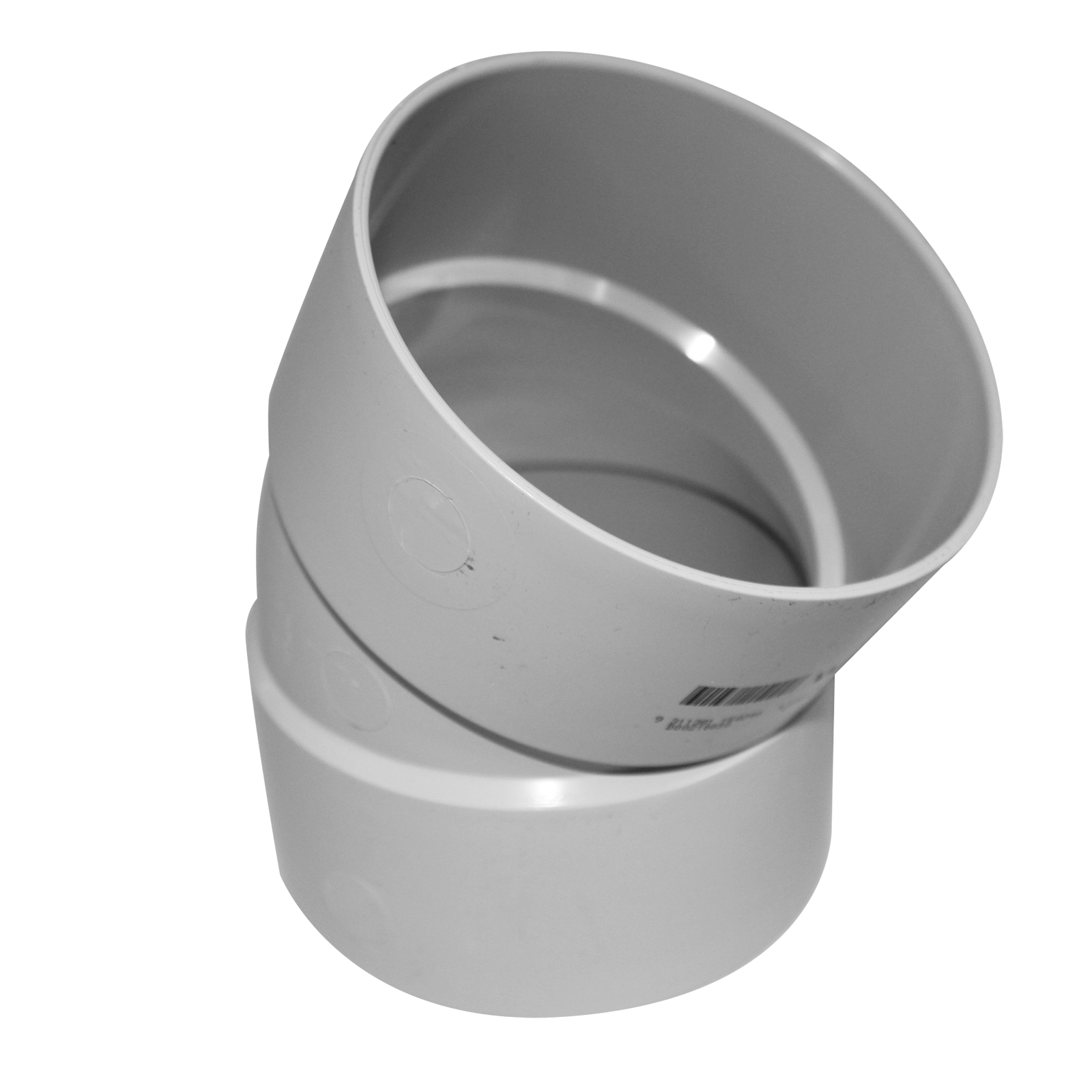 Holman 40mm 45° Female to Female PVC DWV Plain Bend, Grey Underground