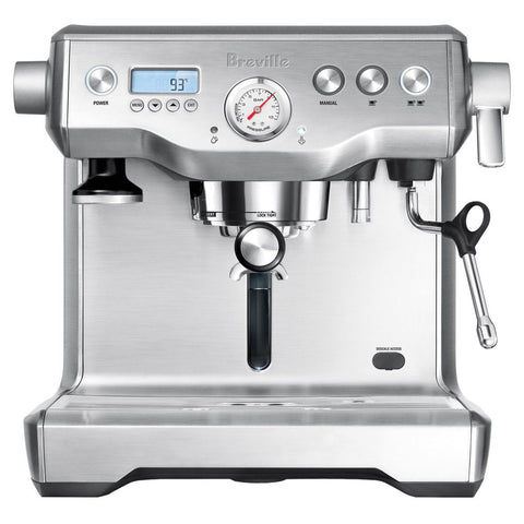 Breville Dual Boiler Coffee Machine - 58mm Portafilter, Dual Pumps, 2.5L Water Tank - BES920BSS