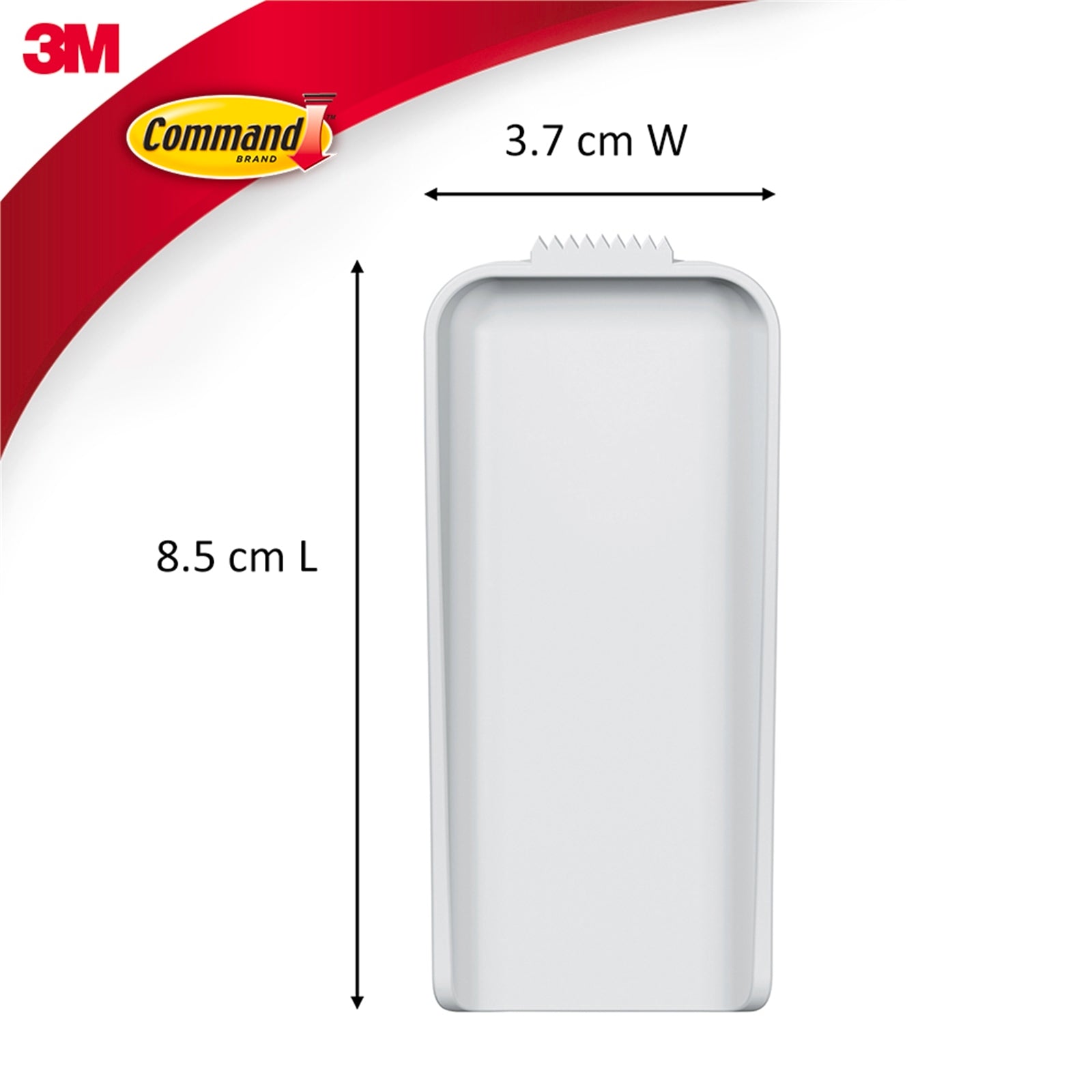 Command Large White Adhesive Canvas Hanger 1.3kg Damage-Free