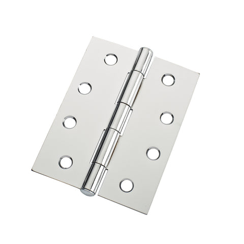 Lane 100 x 75 x 1.6mm Polished Chrome Fixed Pin Butt Hinge