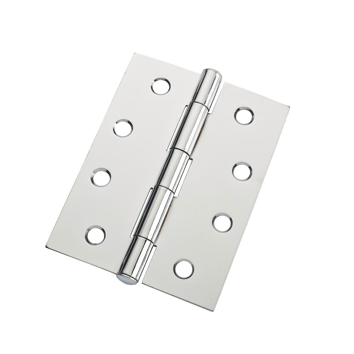 Lane 100 x 75 x 1.6mm Polished Chrome Fixed Pin Butt Hinge