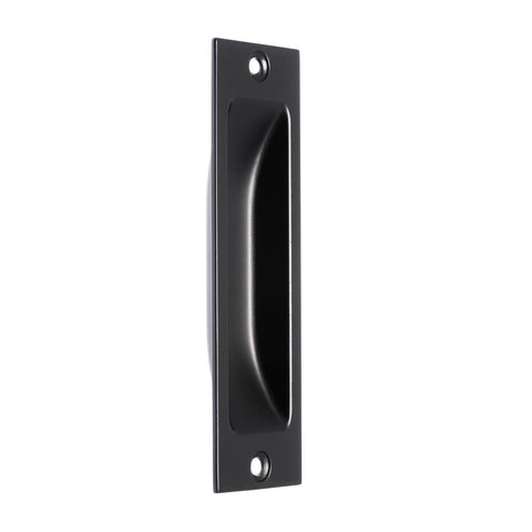 Lane 102mm Matte Black Flush Pull Handle - Zinc - Indoor Use - SuperSaverAU - view 1