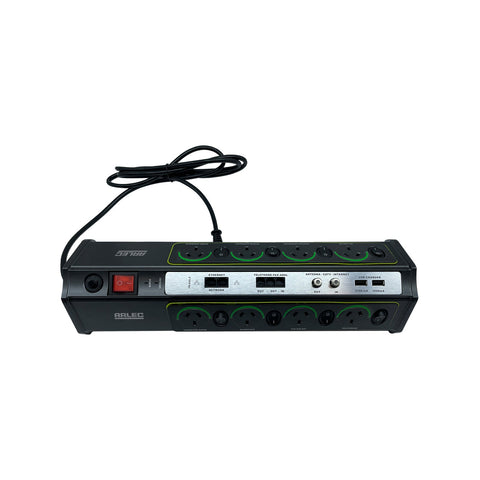 Arlec 8 Outlet 2 X Usb Coax Surge Protect Powerboard - SuperSaverAU - view 1