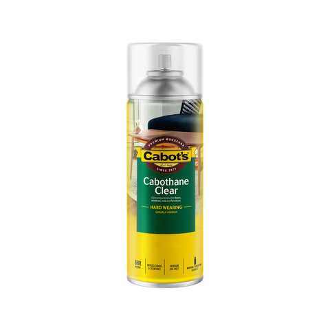 Cabot's Cabothane Clear Satin Polyurethane Timber Varnish Spray 300g