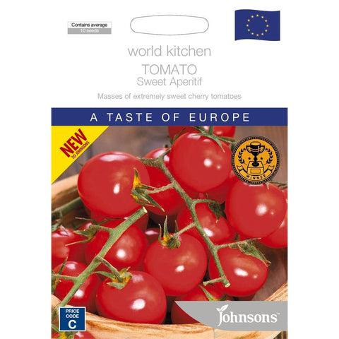 Johnsons World Kitchen Tomato Sweet Aperitif Seeds - 10 Seeds - High Sugar - Ideal for Salads - SuperSaverAU - view 1