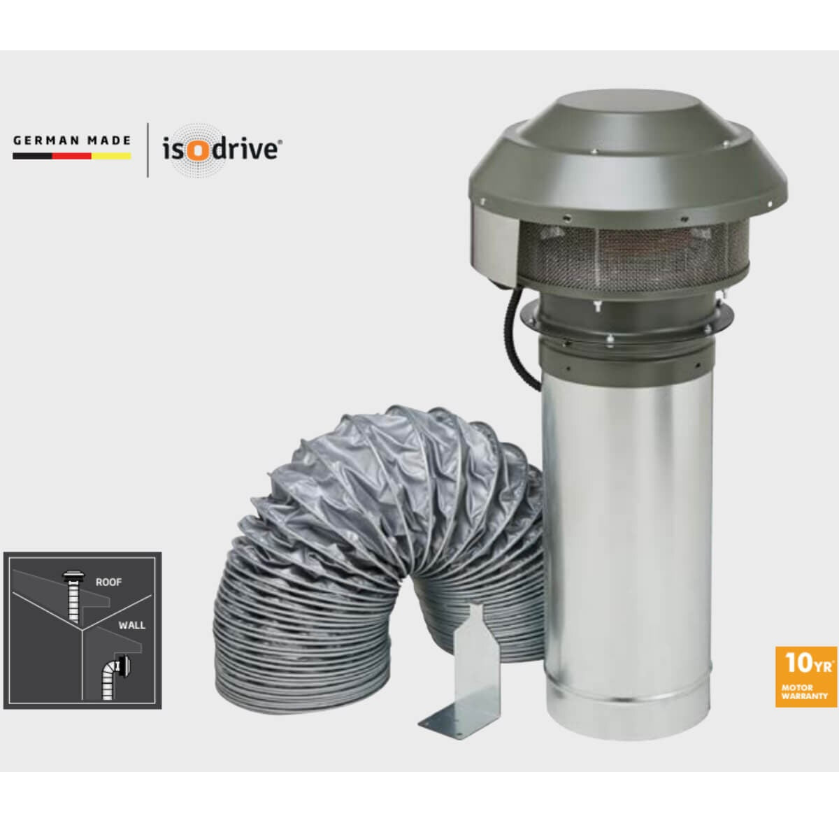 Schweigen 60cm Undermount Rangehood - Stainless Steel, 900m³/h Isodrive ST Motor, 57W - UM1170-6STPAK