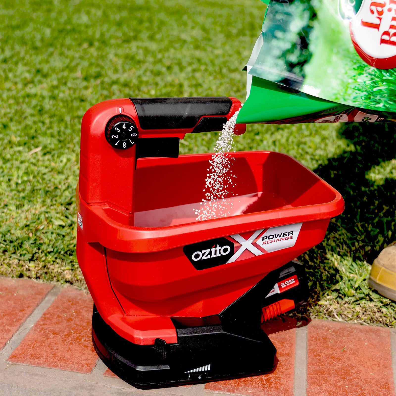 Ozito PXC 18V Cordless Seed & Fertiliser Spreader - Skin Only PXCUSS-018
