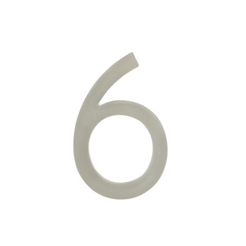 Sandleford Lorne Numeral 6 100mm Stainless Steel House Number