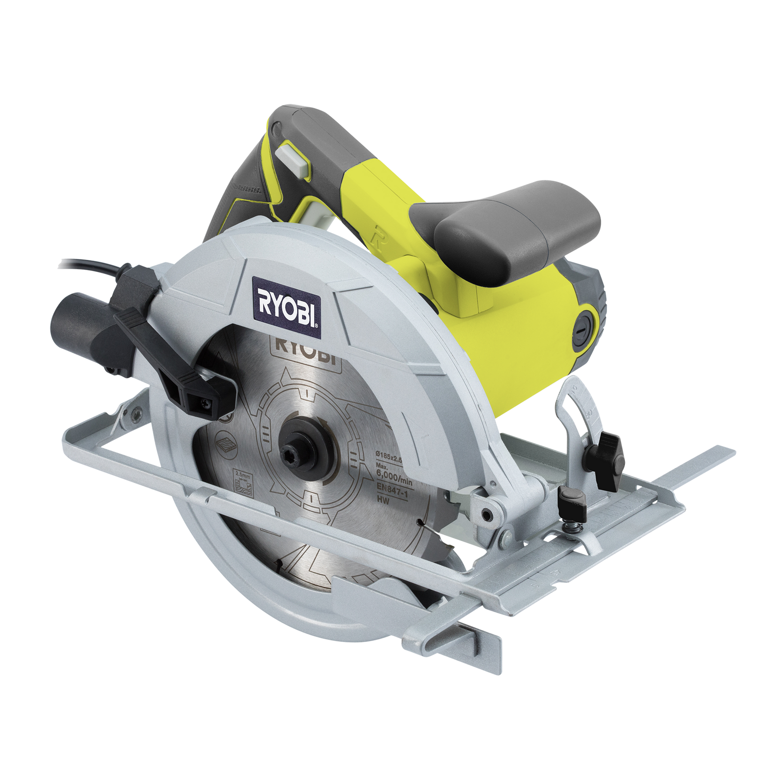 Ryobi 1500W 184mm Corded Circular Saw 45° Bevel 5500rpm RCS1500-G