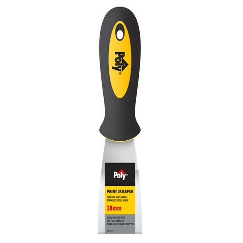 Poly 38mm Stainless Steel Paint Scraper