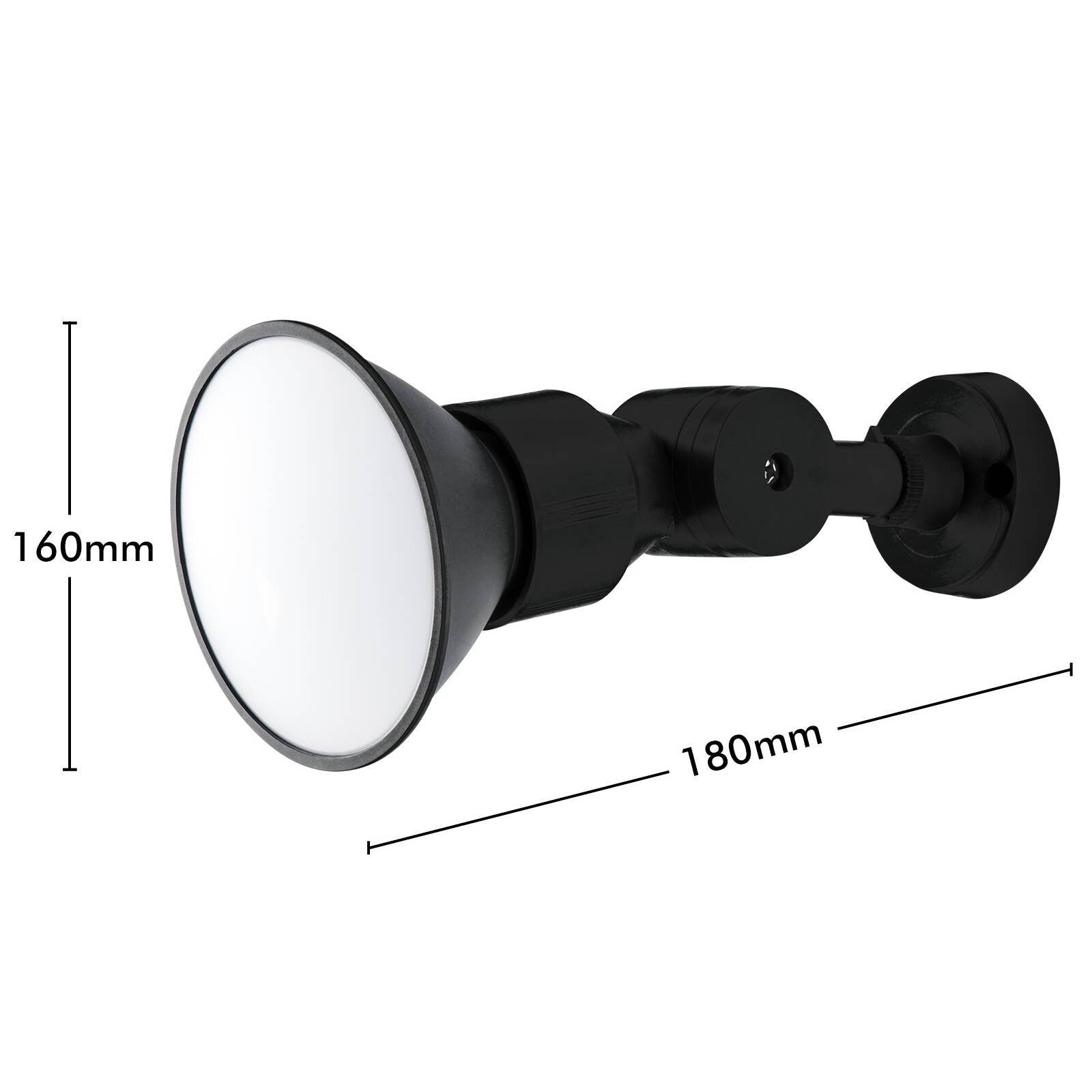 Arlec 10W LED Fixed Floodlight 950lm IP44 Black & Grey FL111RV