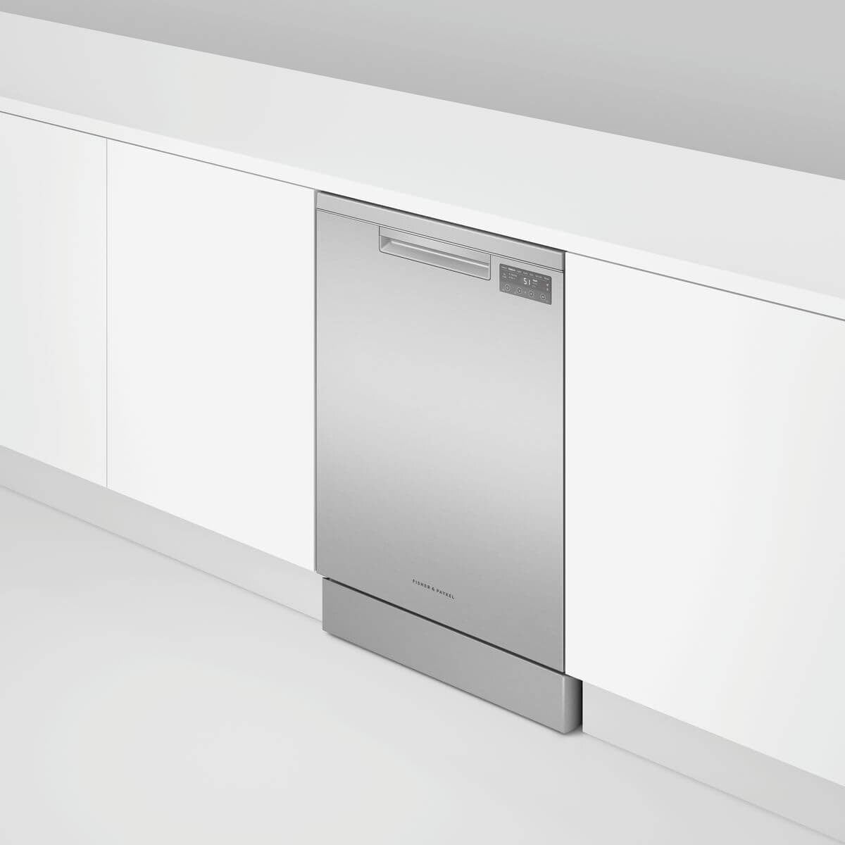 Fisher & Paykel 60cm Freestanding Dishwasher - 15 Place Settings - Stainless Steel - DW60FC3X3