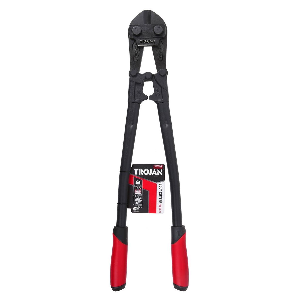 Trojan Bolt Cutters - 600mm - Adjustable Jaw Alignment - Red and Black - SuperSaverAU - view 1