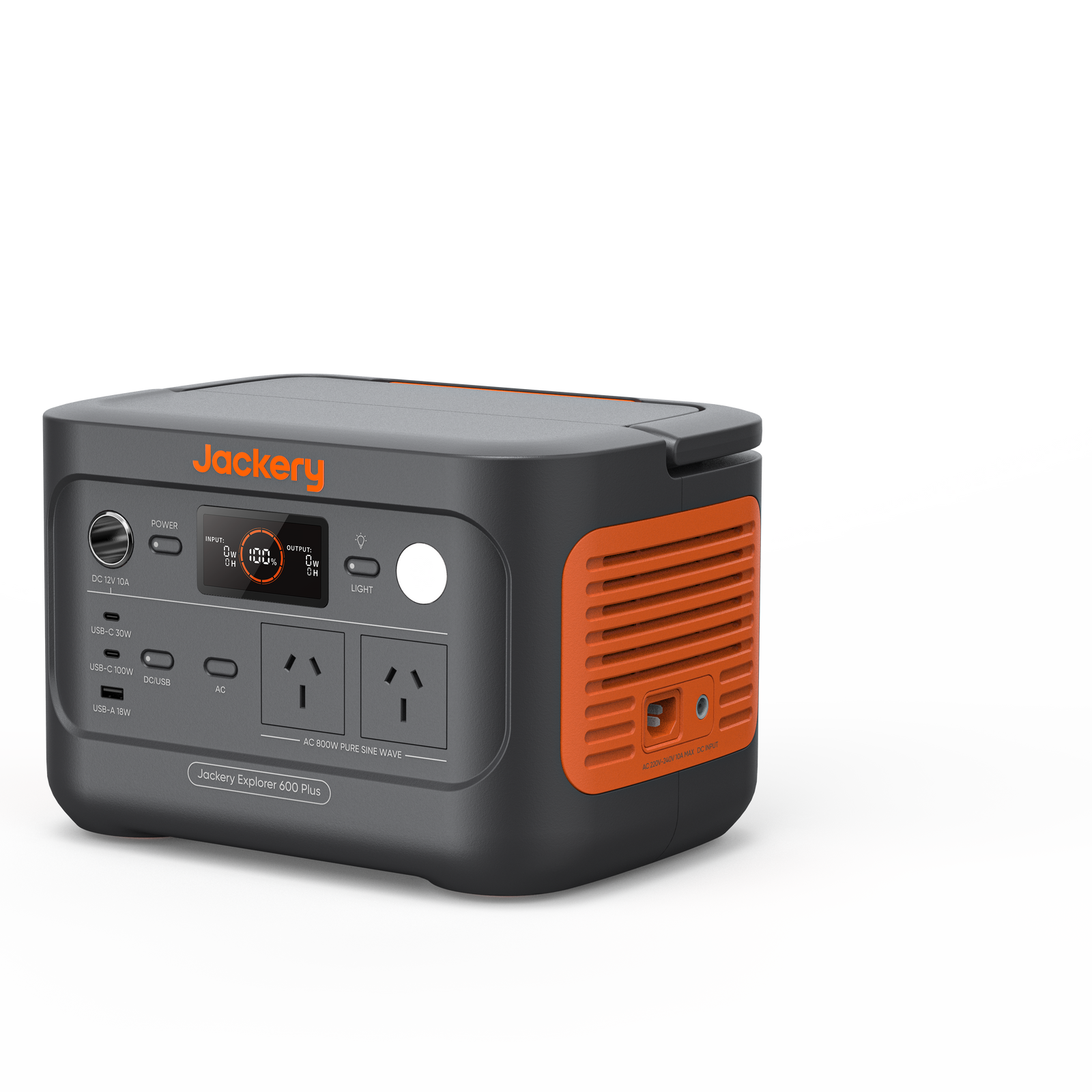 Jackery 600 Plus 600W Portable Power Station - Black