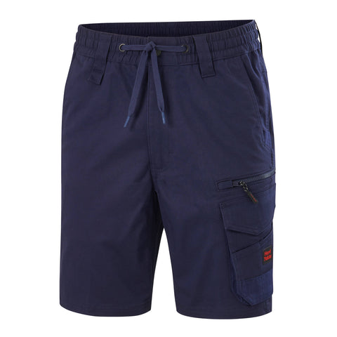 Hard Yakka Tough Utility Mid Length Shorts Navy Size 102R Men's Work Shorts