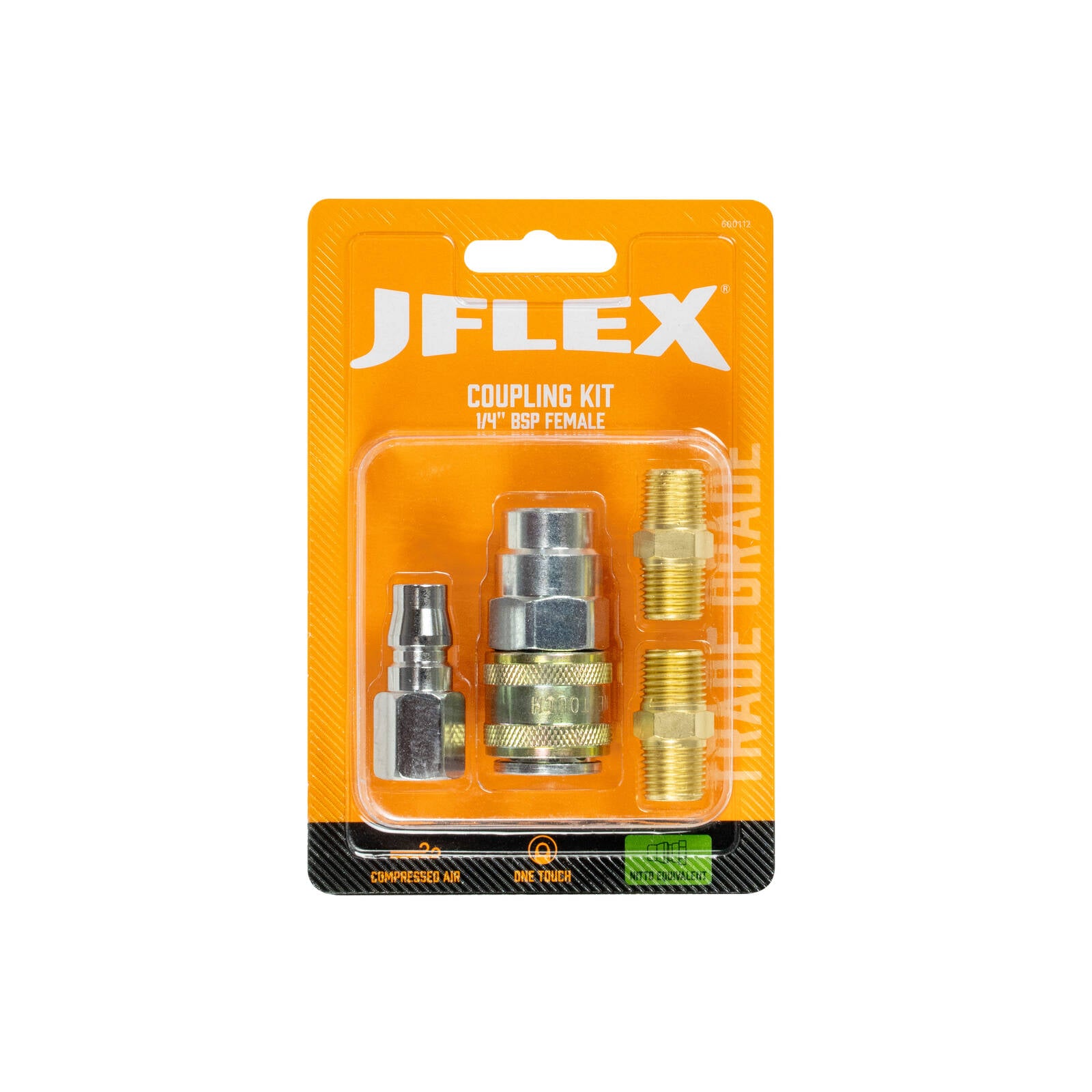 JFLEX 3/8" Hose Tail Coupling Kit - Nitto Equivalent