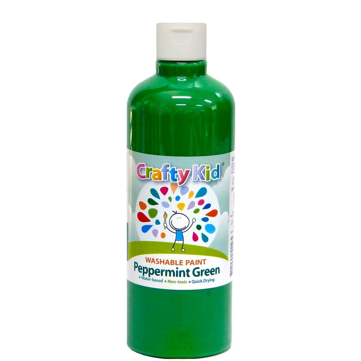 Boyle Crafty Kid Washable Paint 500ml Peppermint Green - Kids Craft Paint