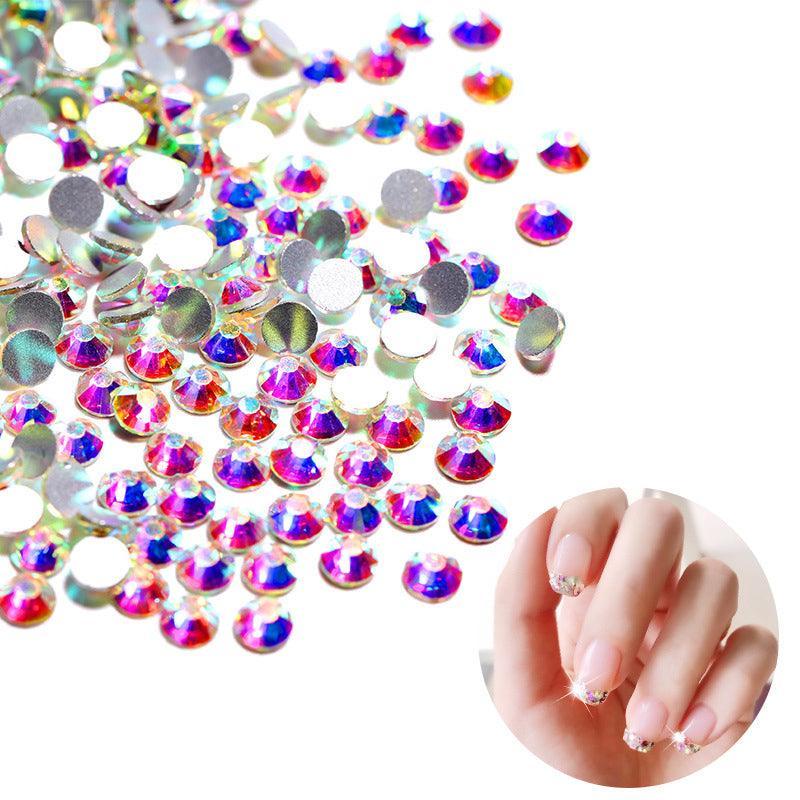 1440 pcs Flat Bottom Glass Nail Rhinestones - Clear Crystal SS16 - view 14