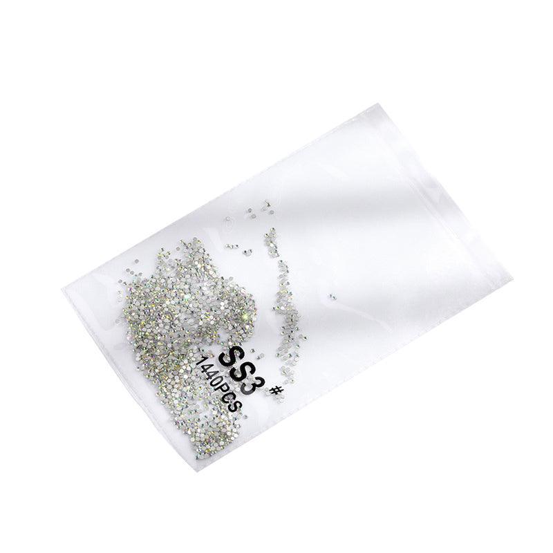 1440 pcs Flat Bottom Glass Nail Rhinestones - Clear Crystal SS16 - view 17