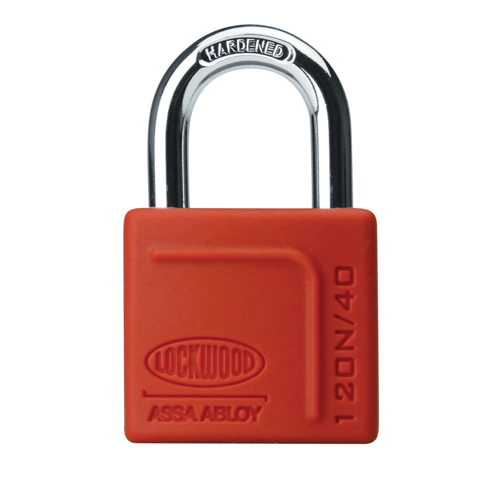 Lockwood 40mm Alloy Silicon Padlock - Brass with Silicone Jacket