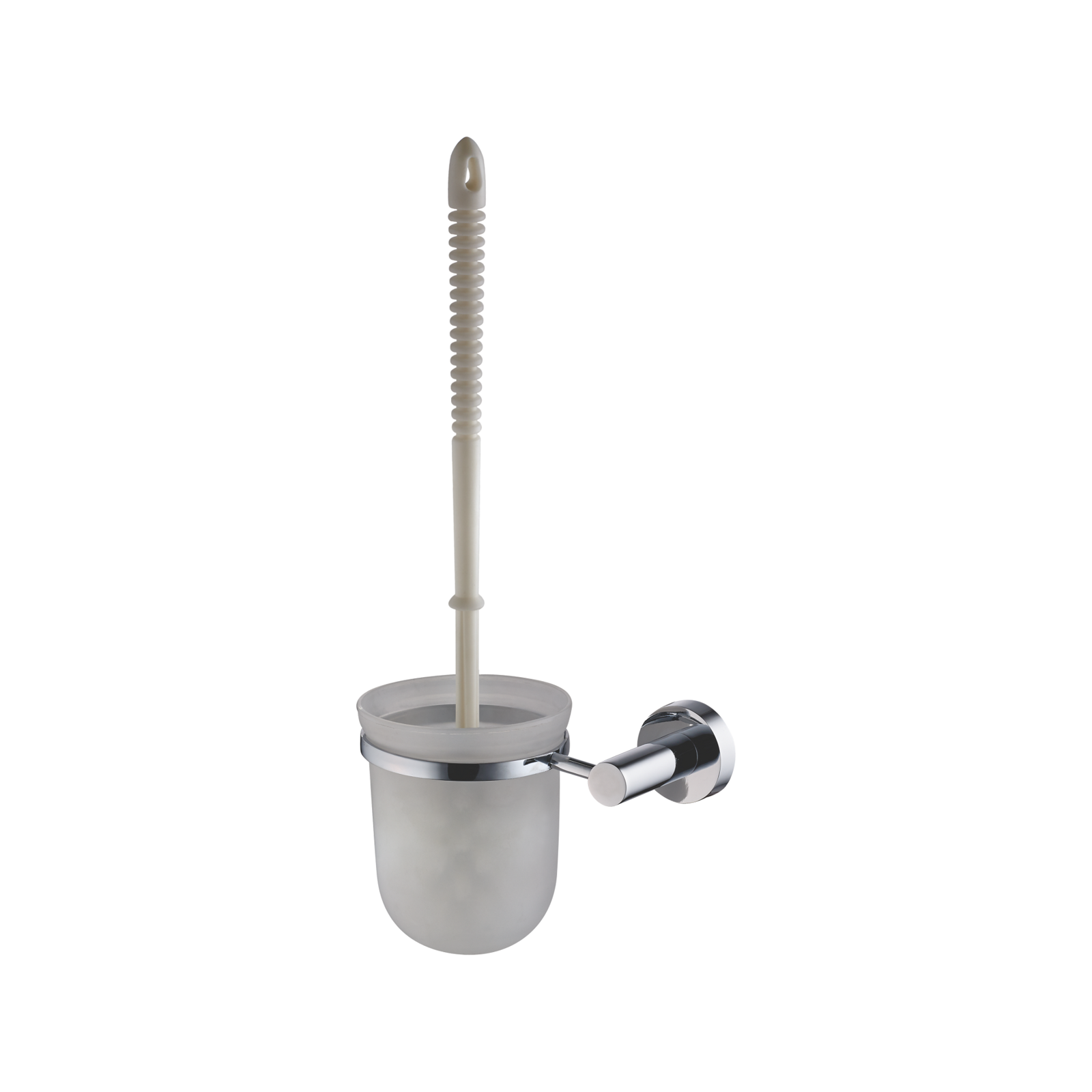 Estilo Chrome Plated Zinc Alloy Bella Toilet Brush and Holder