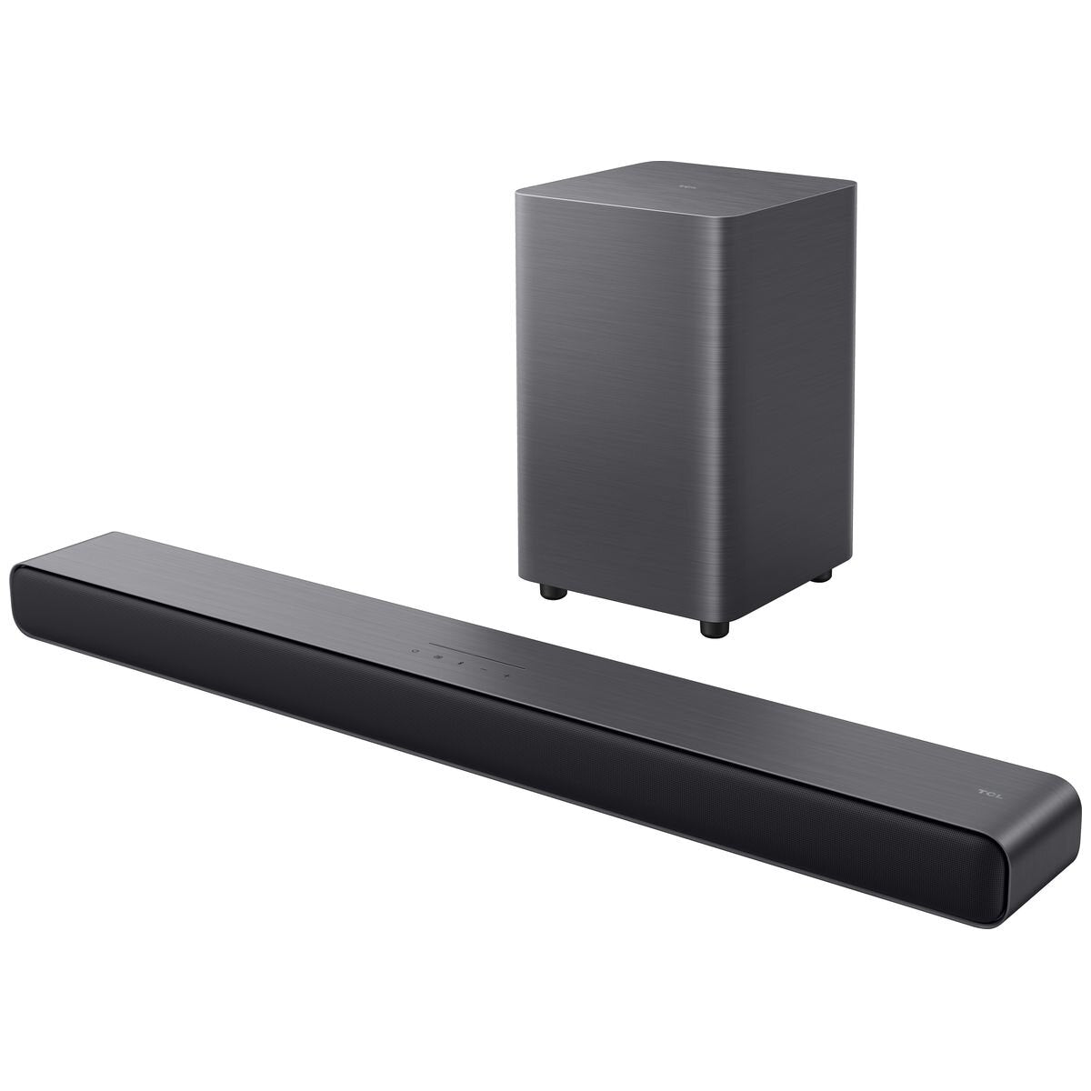 TCL 2.1ch Soundbar with 120W Wireless Subwoofer - Dolby Atmos, Dual Horn Echo Chambers - S55H