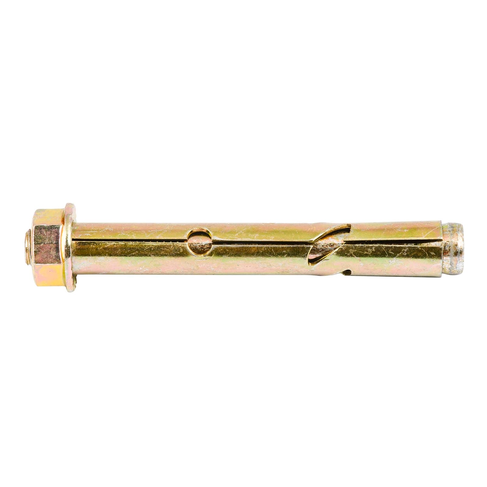 Ramset 10 x 75mm DynaBolt Plus Hex Nut Masonry Sleeve Anchor - 50 Pack, Gold Zinc