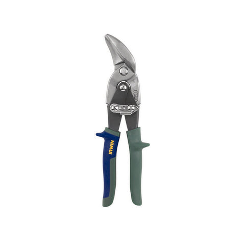 Irwin Right Cut Offset Snips - 33mm Steel Blade, 23mm Gauge Capacity