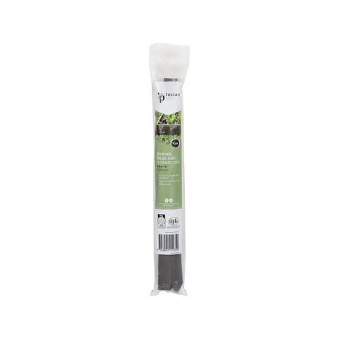 Tuscan Path 300mm Powder Coated Steel Pegs & Connector Pack