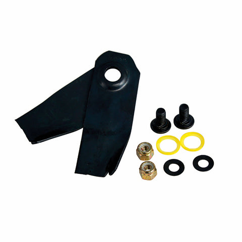 Victa 18 Inch Mower Swing Blade and Bolt Set, Black Metal