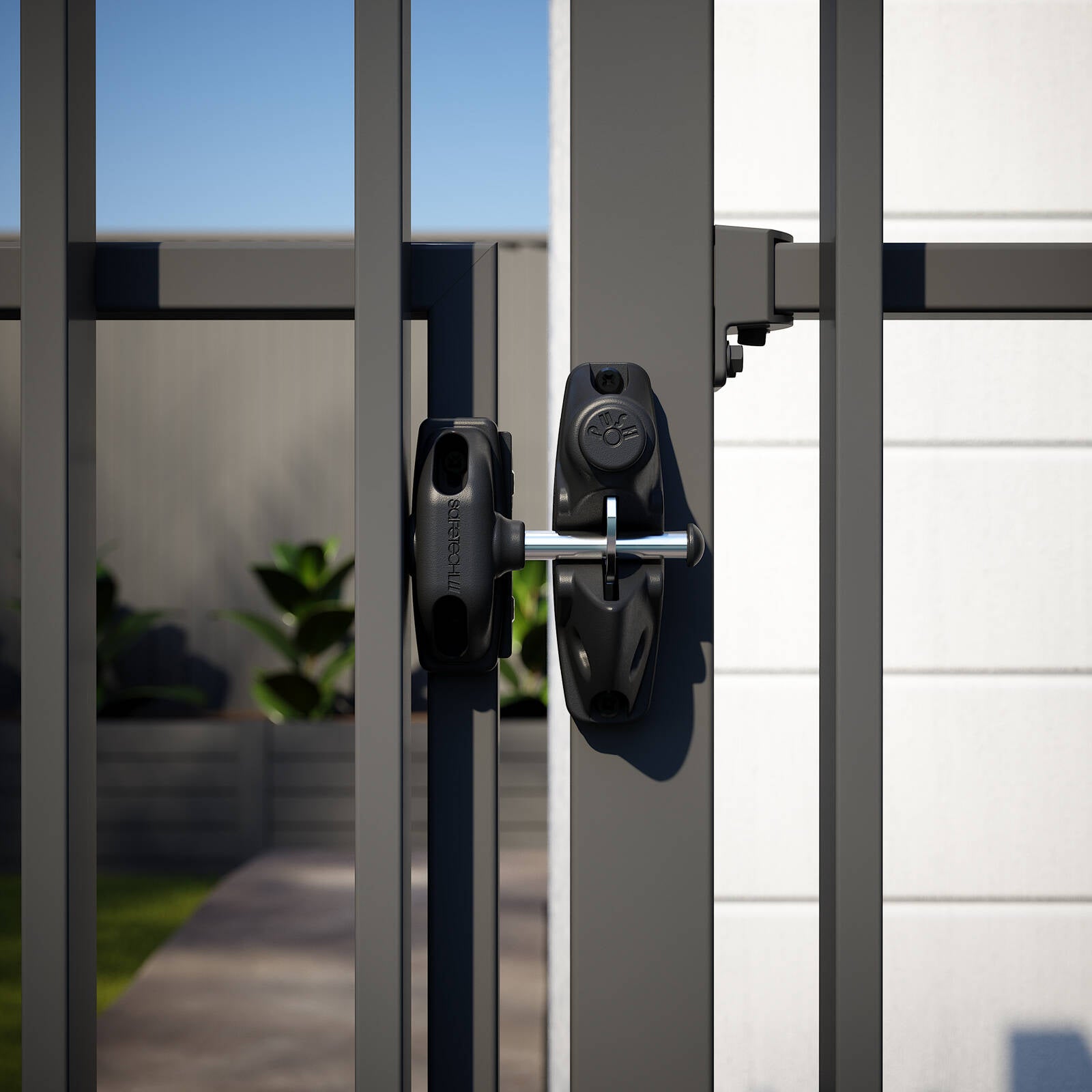 ProtectorAl G8Safe Double Sided Gravity-X Gate Latch - UV-Stabilised Polymer